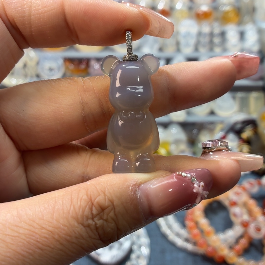 玛瑙/玉髓未镶嵌吊坠(不含链)