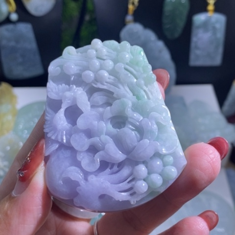 【闪购商品】颈饰未镶嵌翡翠喜上