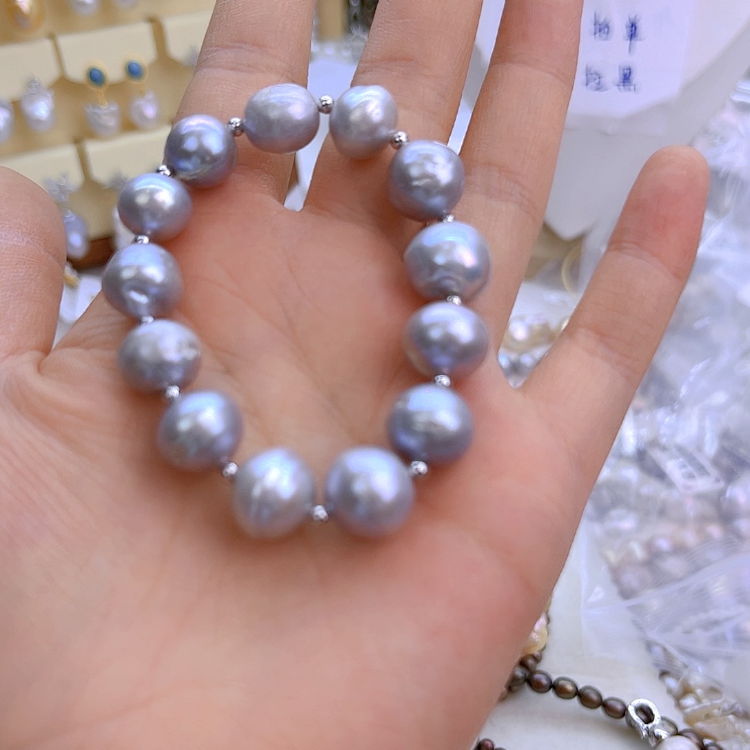 未镶嵌淡水珍珠手链定制463