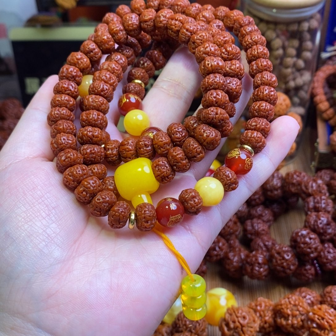 金刚菩提手串闫*拽10-108配饰