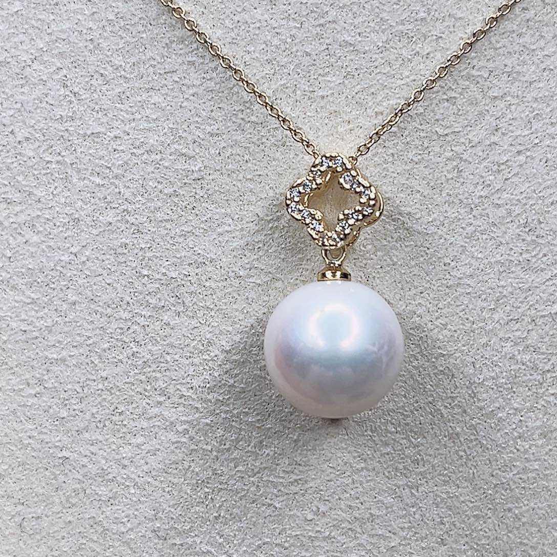 合金吊坠(赠链)淡水珍珠