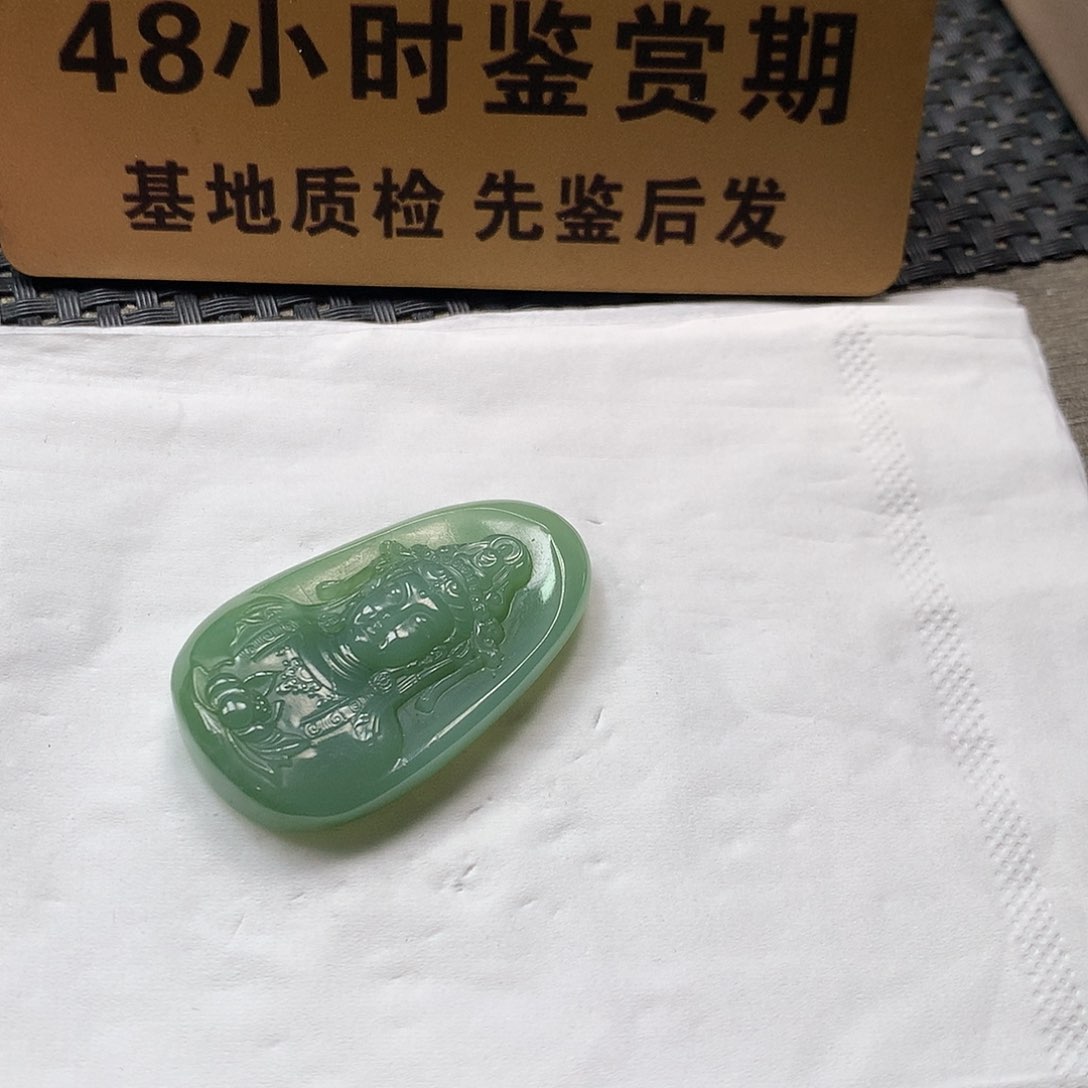 颈饰未镶嵌和田玉观音