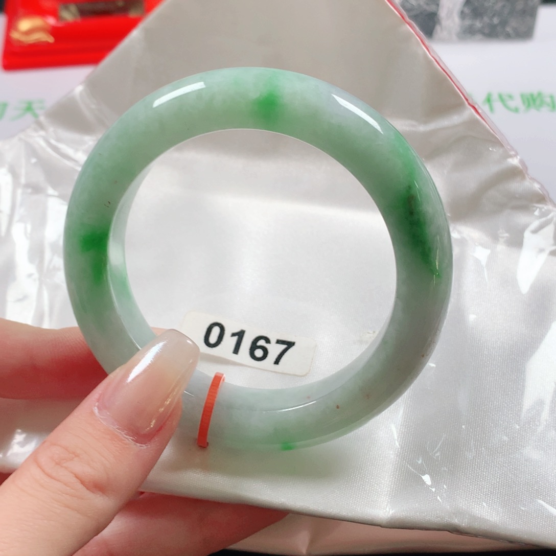 未镶嵌手镯翡翠天然翡翠手镯0167