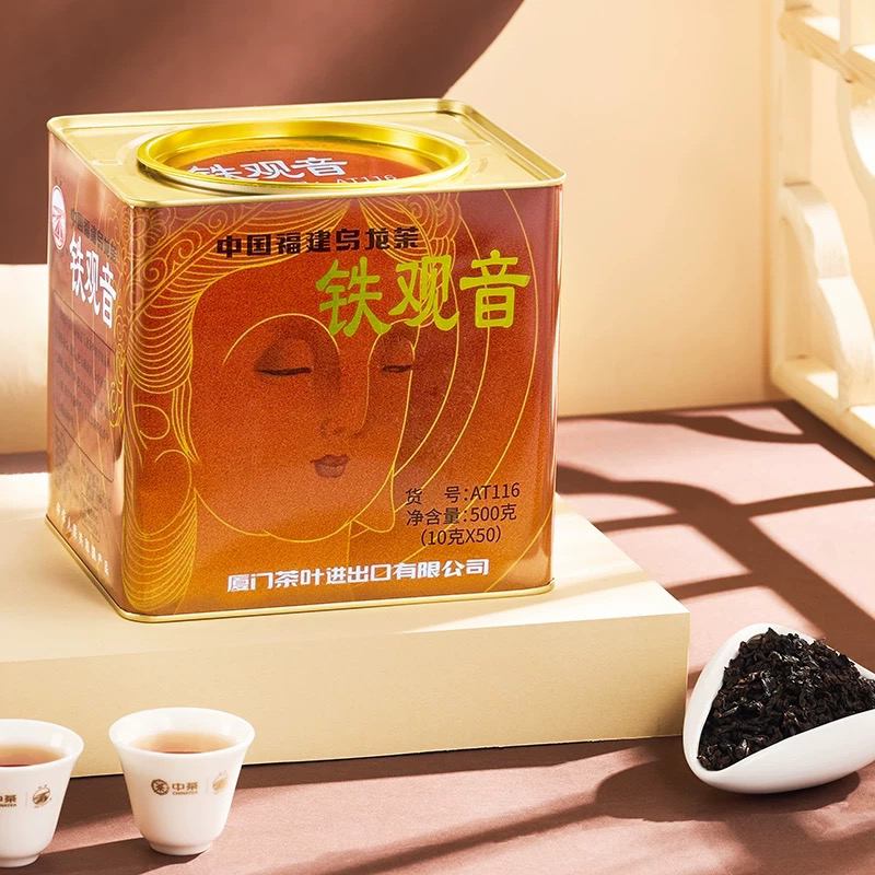 海堤茶叶 AT116传统浓香型铁观音500g/罐独立小泡包装乌龙茶