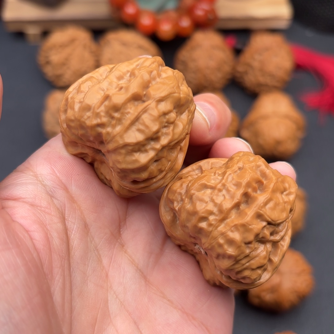 文玩核桃把件蛙边37