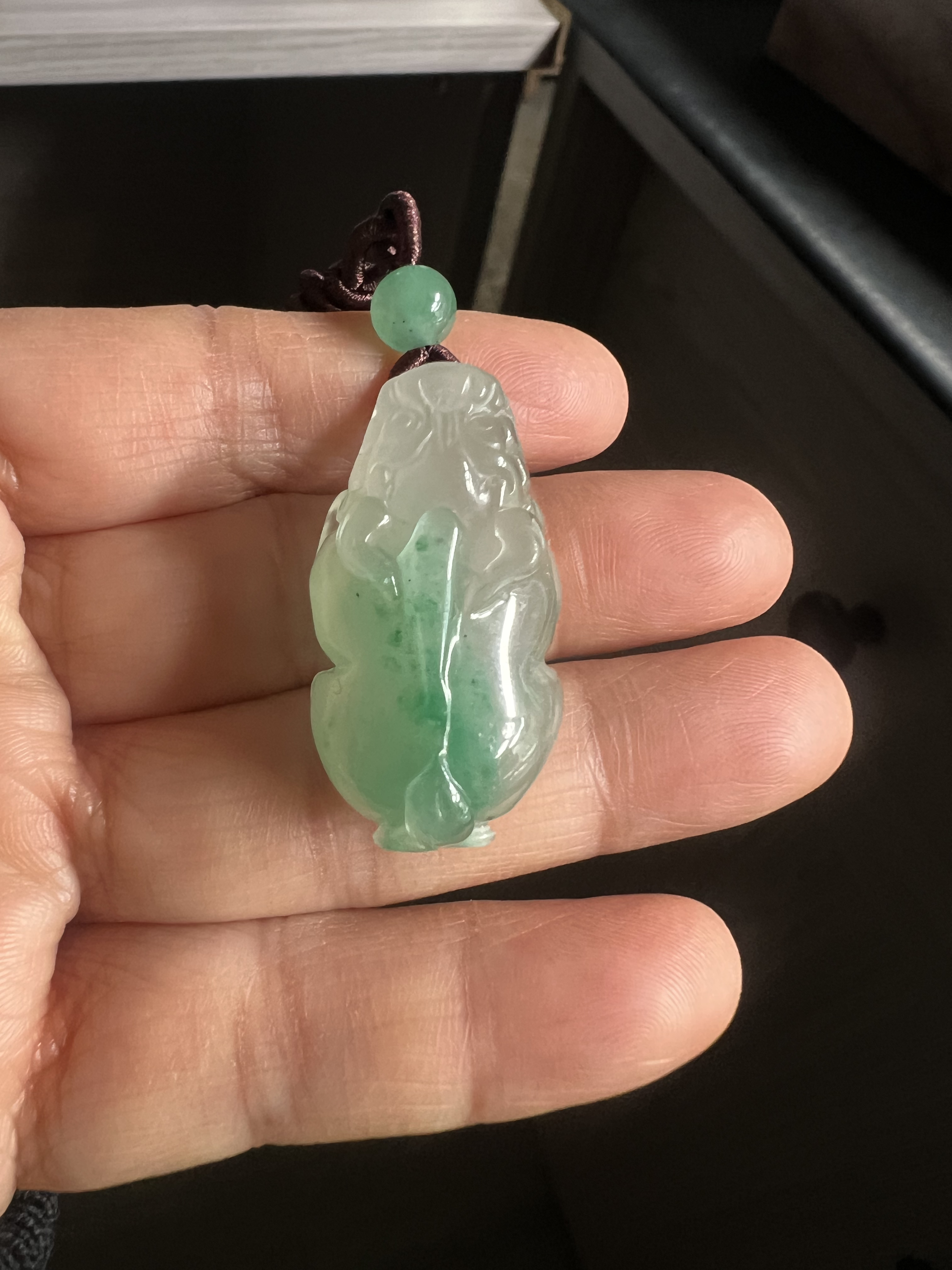非洲翠帝王貔貅挂件