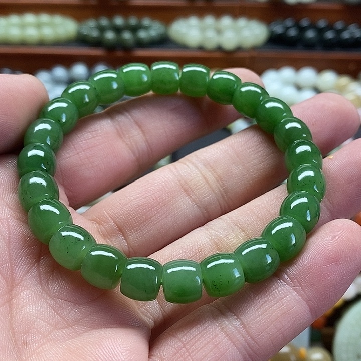 和田玉手串未镶嵌E****林