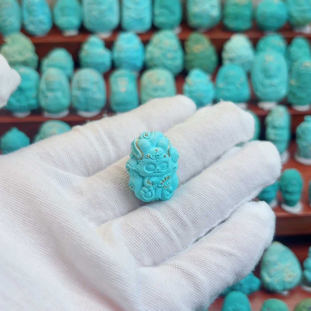 绿松石珠宝奇石未镶嵌