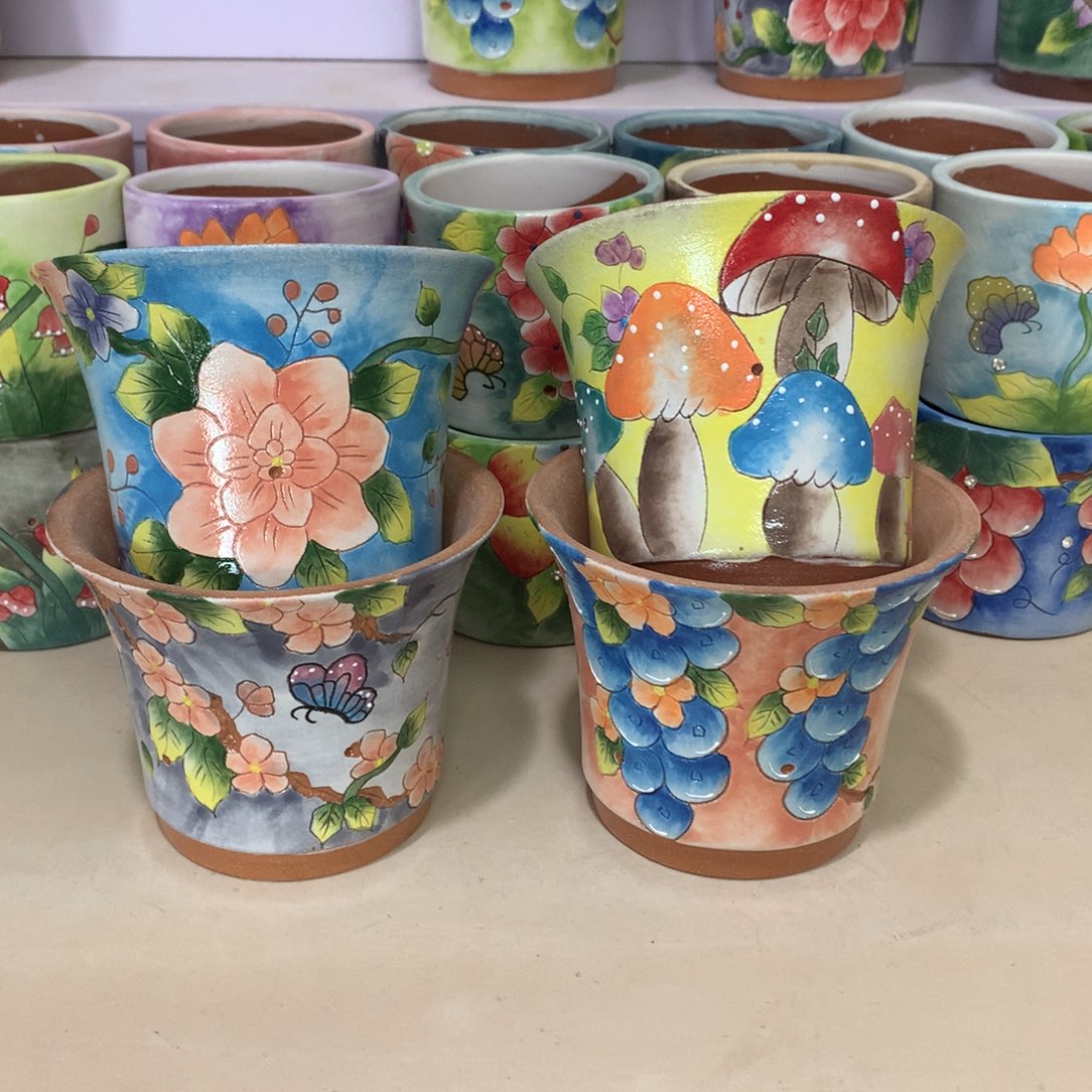 福利正品红陶花盆