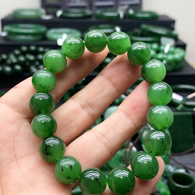 【闪购商品】和田玉（碧玉）手链未镶嵌