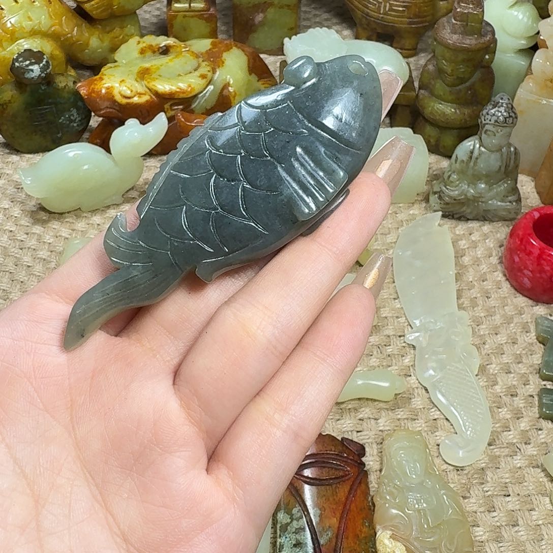 白玉菩提吊坠挂件