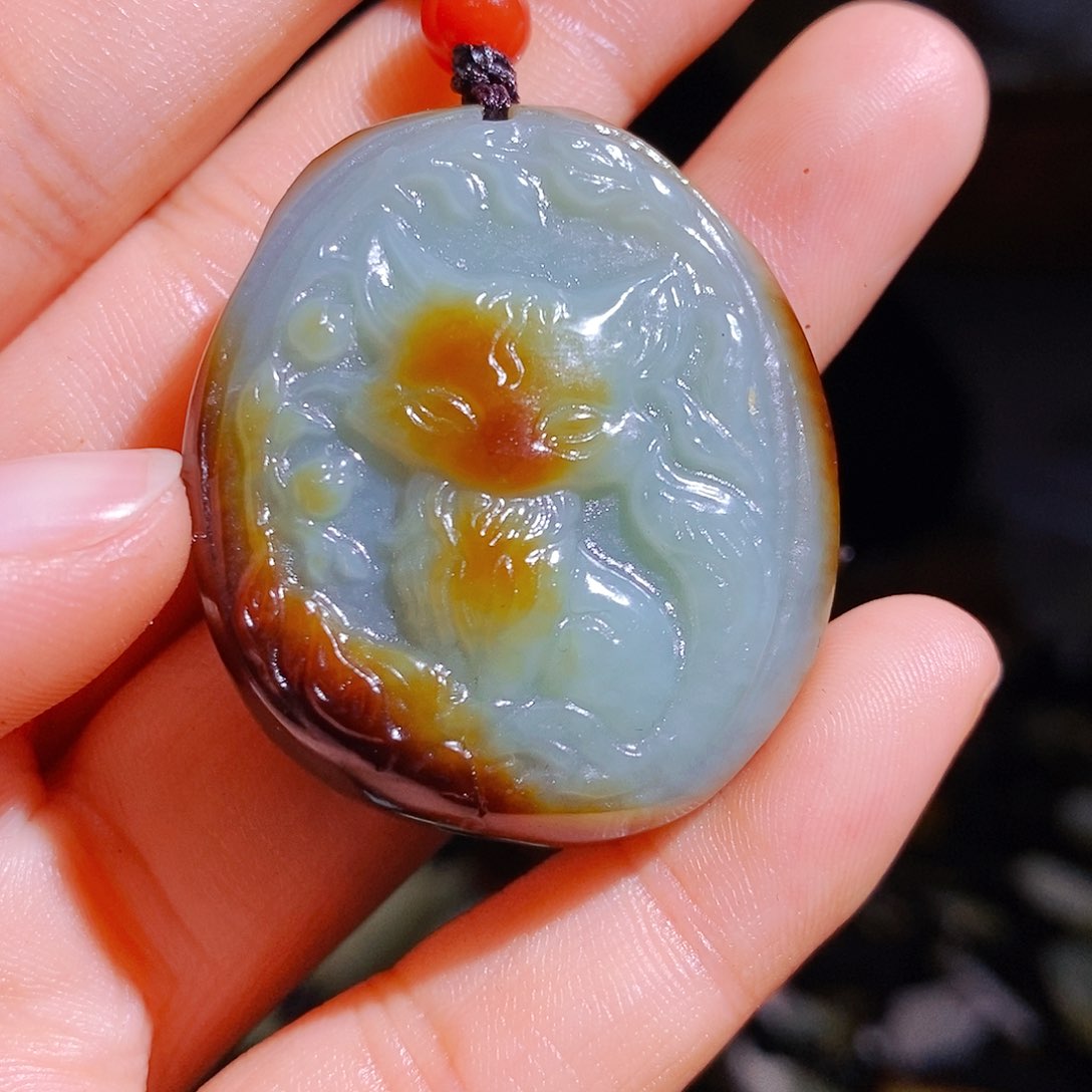 和田玉颈饰未镶嵌