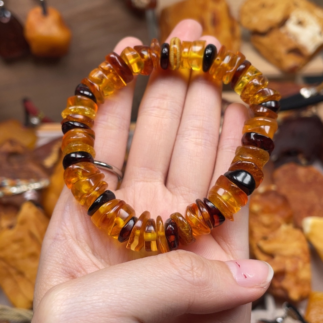 琥珀未镶嵌珠宝奇石