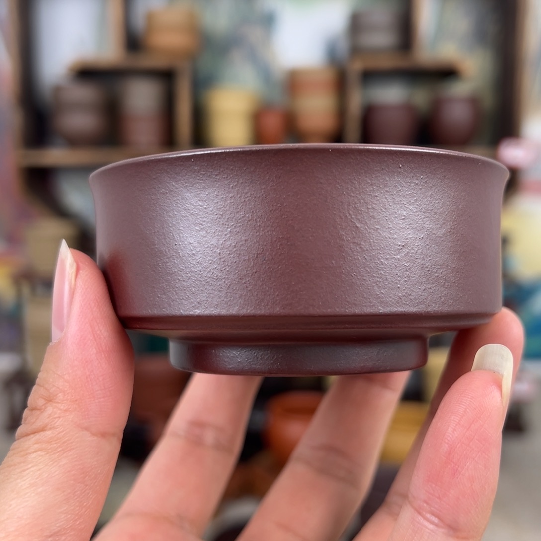 紫砂茶杯拙器甄选，纯原本矿。