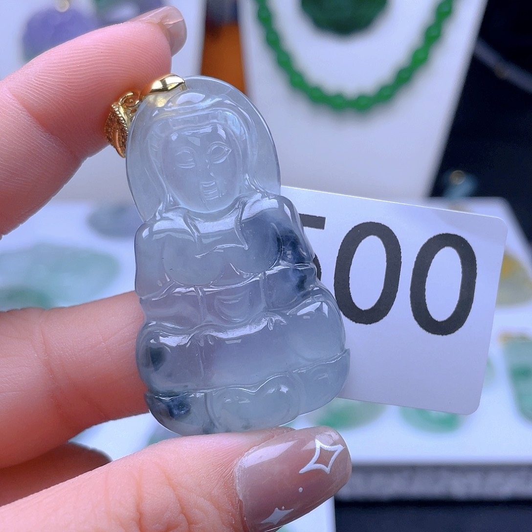 翡翠吊坠(赠链)未镶嵌