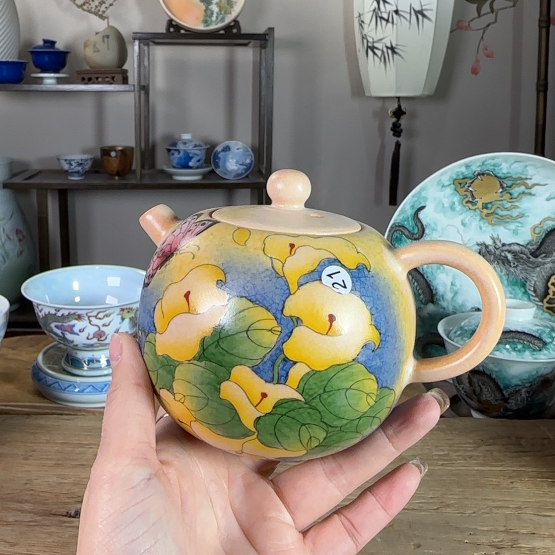 杯景德镇陶瓷柴烧多人