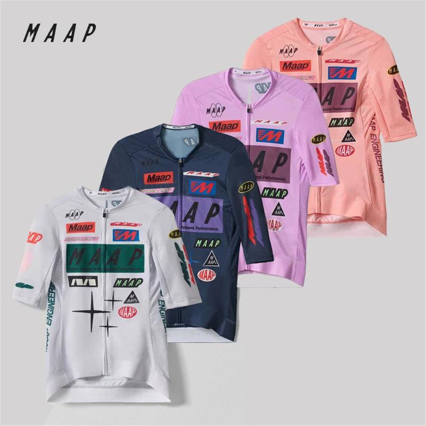 MAAP2025夏季新款男女公路自行车短袖骑行服透气轻薄速干排汗
