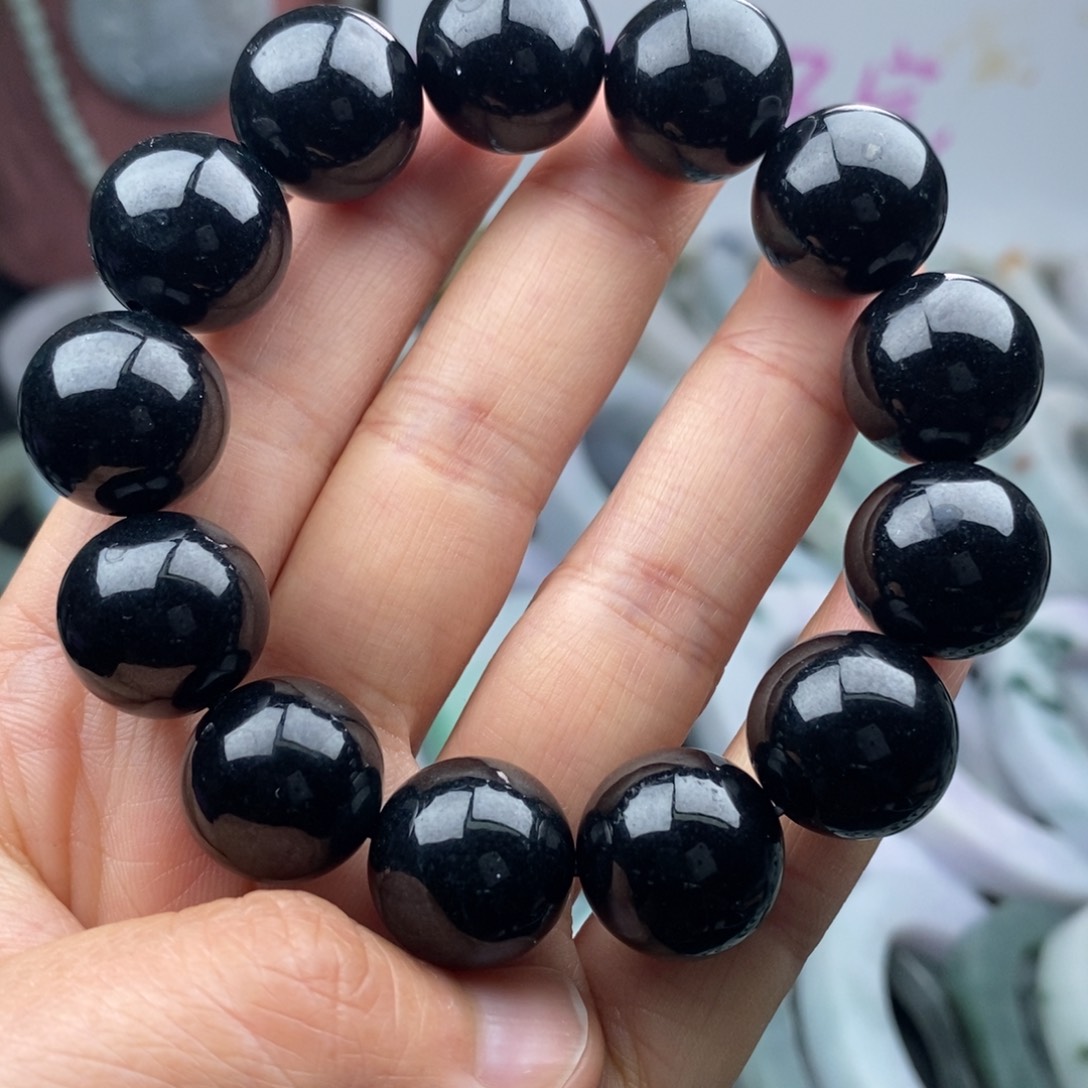 翡翠手链未镶嵌手串