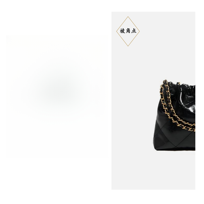 新款【小香风小号垃圾袋】菱格女款包包时尚百搭单肩斜跨链条流浪包