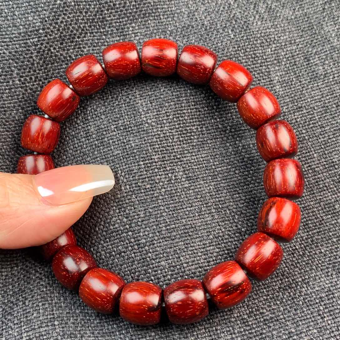 小叶紫檀手串/手链邓*闲檀香紫檀定制