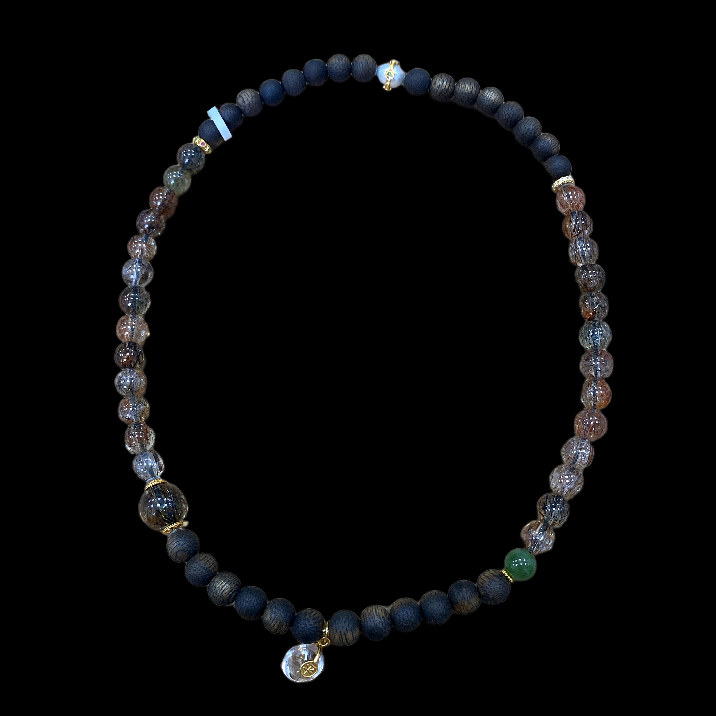 8221-超七水晶手串（多样性，发一）