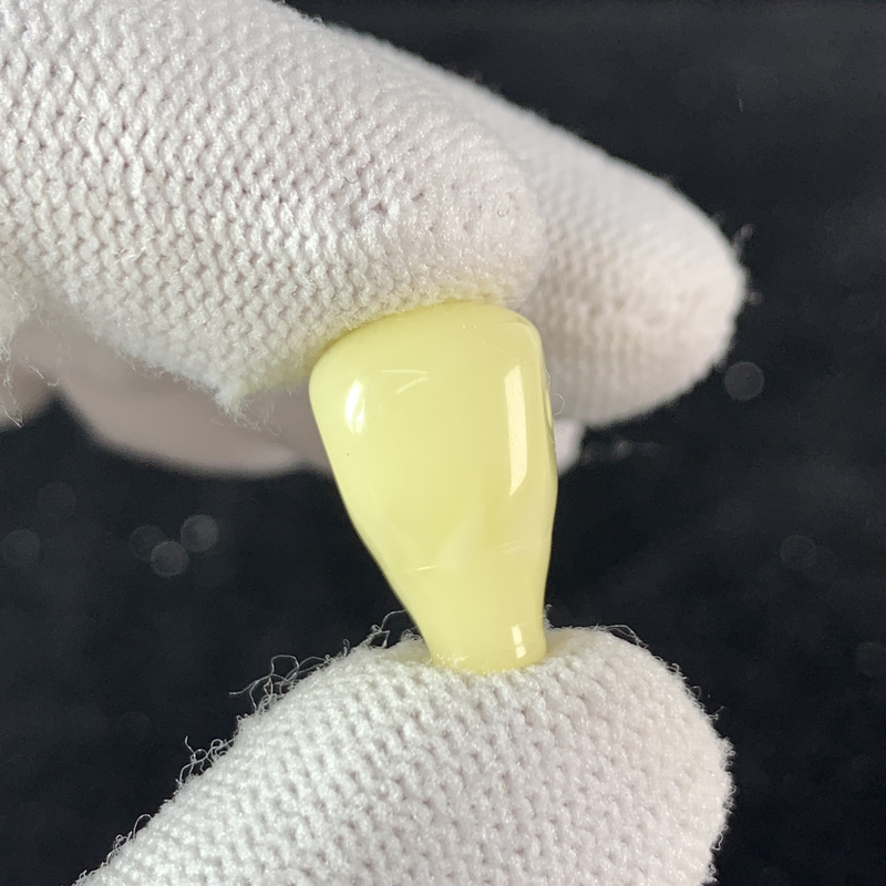 S1053原矿俄料尺寸10.5*16.6mm蜜蜡三通佛头单颗文玩配饰支持复检