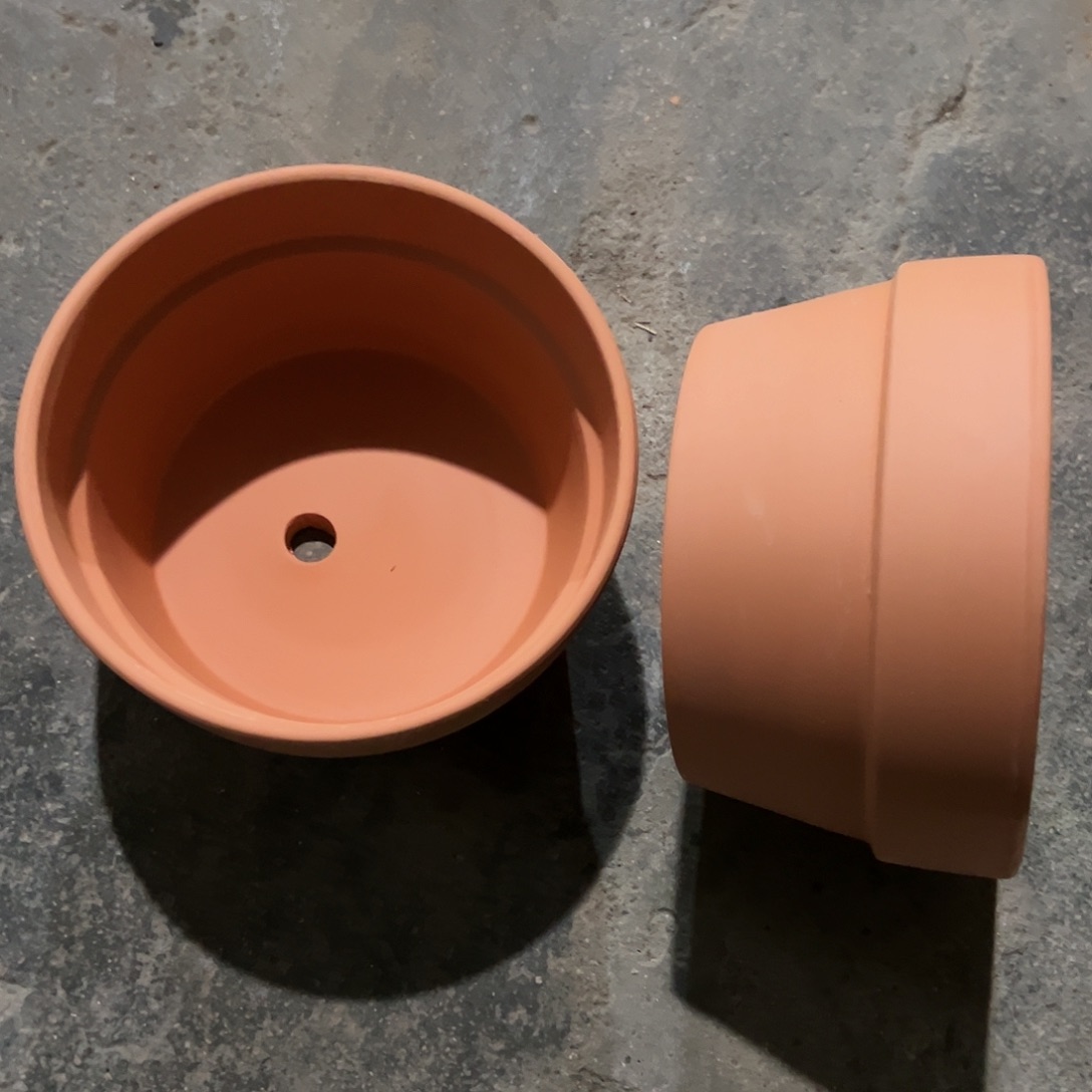 【闪购商品】红陶矮盆20口11高2个