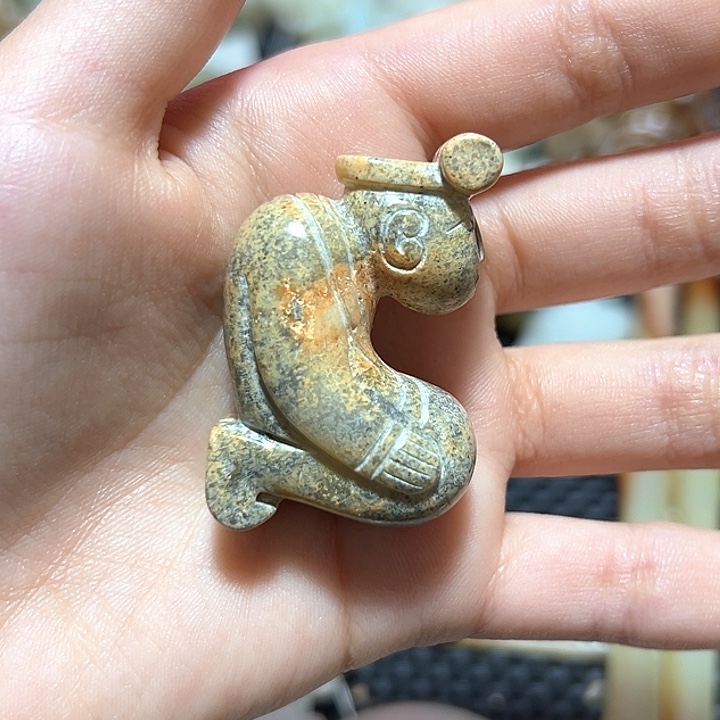 和田玉颈饰未镶嵌古****8