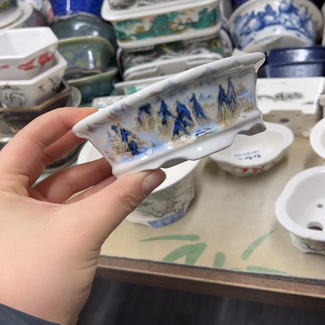 紫砂花盆211号瑕疵13/12/4cm