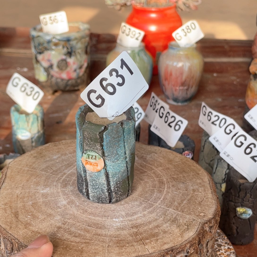 紫砂花盆独枝干内口2.5