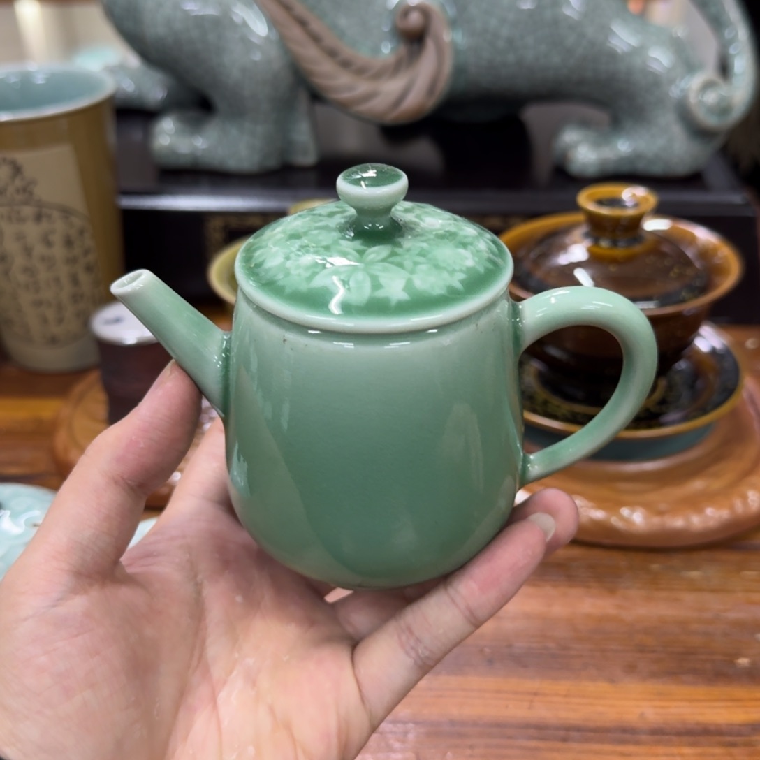 龙泉青瓷茶具微瑕7877