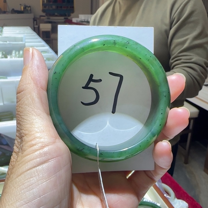 和田玉未镶嵌手镯916