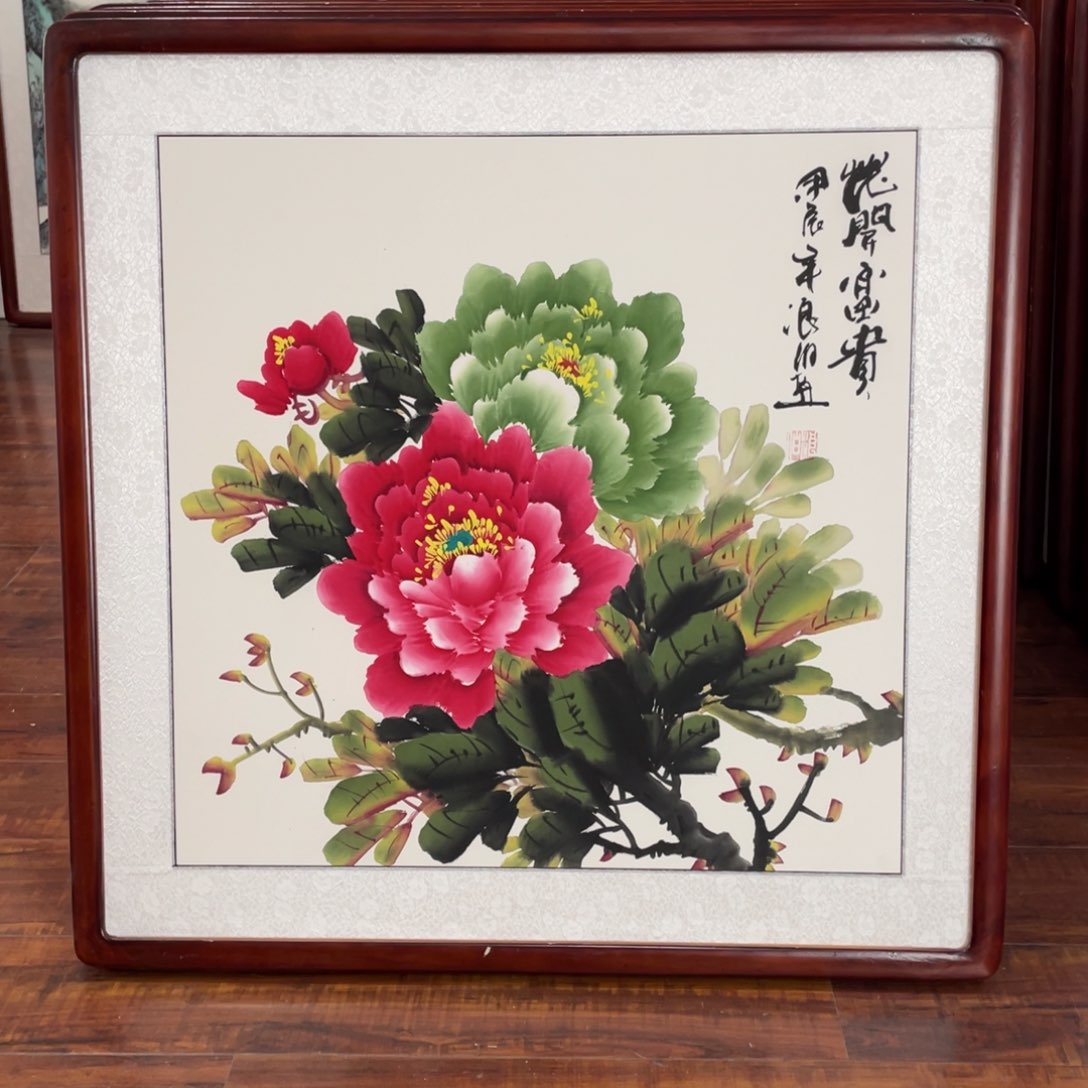 国画带框尺寸63*63厘米