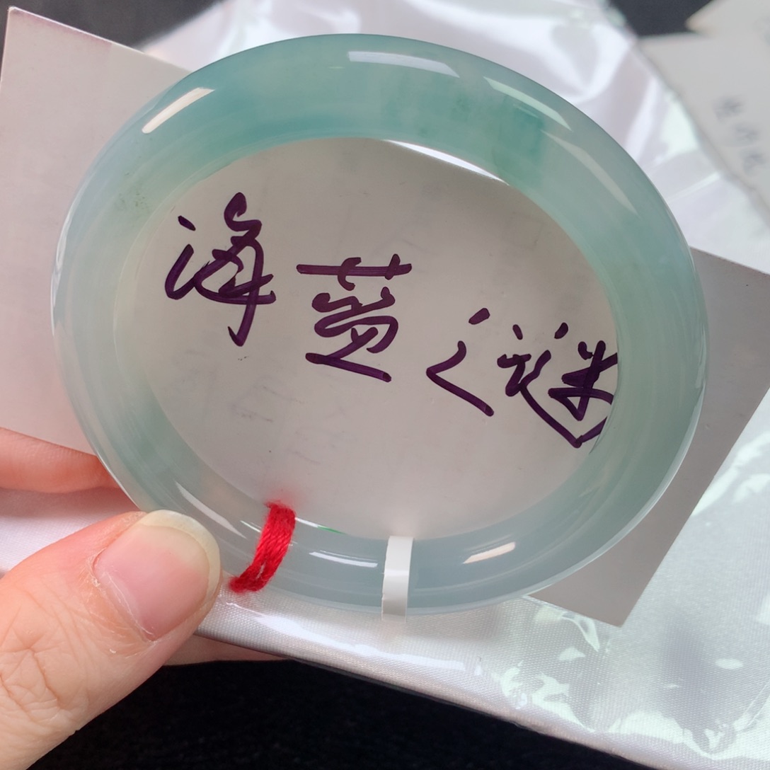 未镶嵌手镯翡翠缅甸天然翡翠手镯55