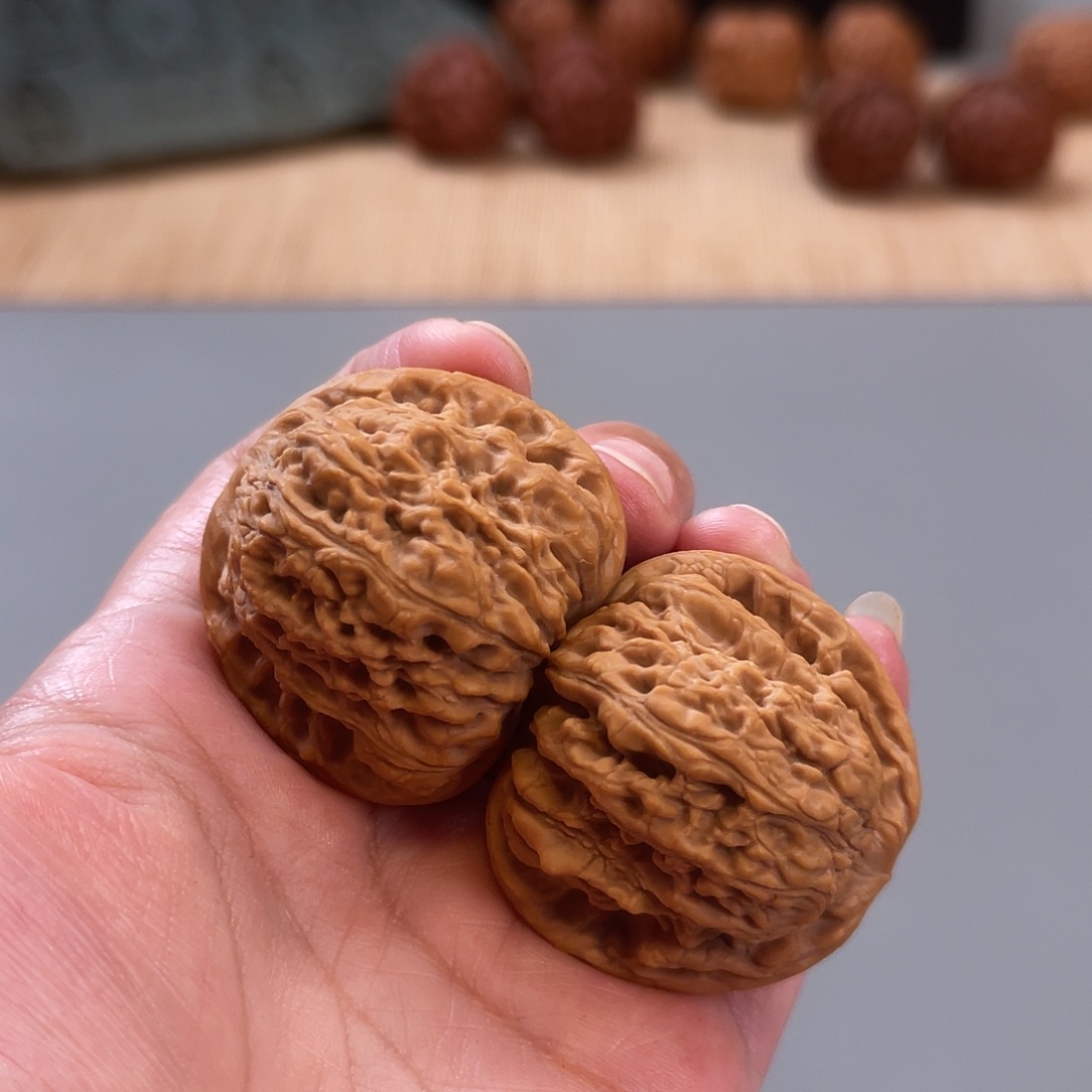 桃核把件42×42赵喜满南将石XM3319