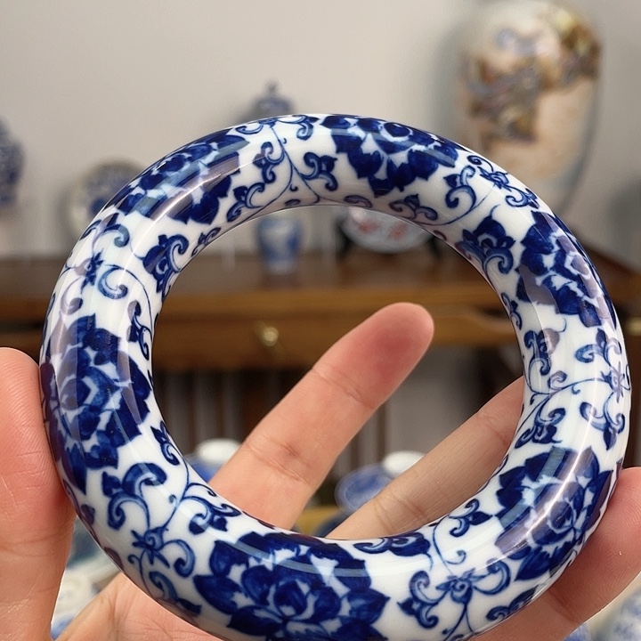 景德镇手绘瓷器盖置