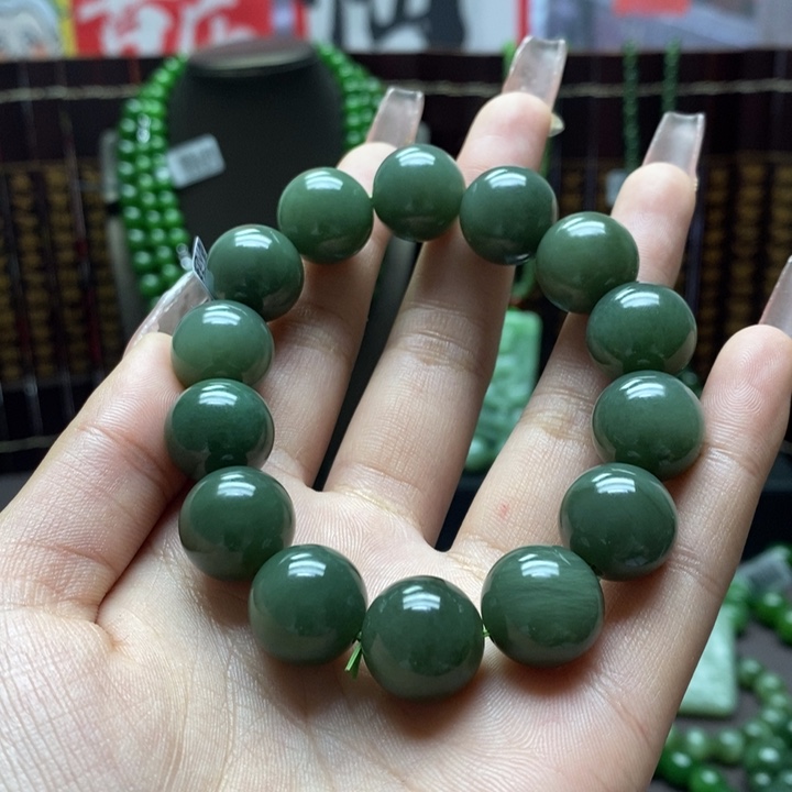 和田玉手串未镶嵌