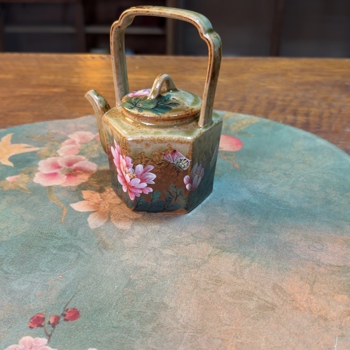 柴烧新纯手工手绘陶瓷