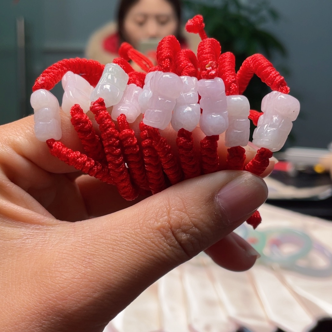 翡翠未镶嵌手绳纯天然缅甸翡翠手串