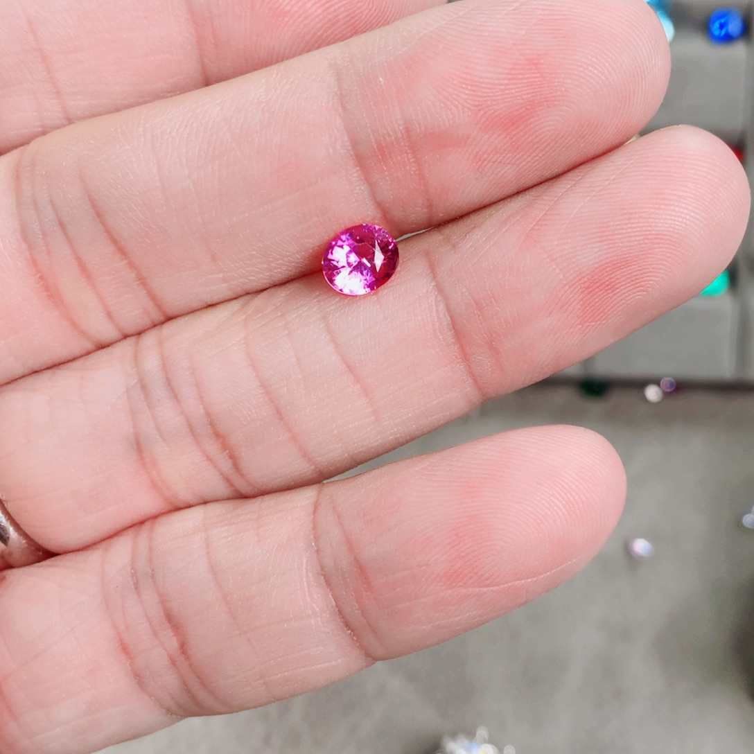 蓝宝石裸石未镶嵌*️**无烧帕帕拉恰 1.11ct 蓝宝石