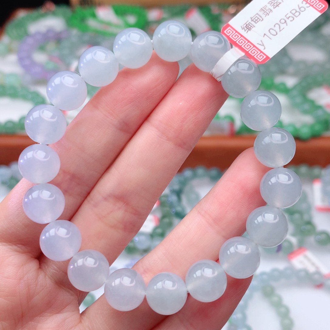 翡翠手链未镶嵌翡翠10mm