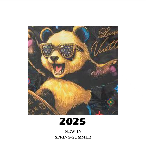 LOUIS-第五大道【PANDA】滑板老花熊刺绣SS01 轻奢时尚设计感短袖