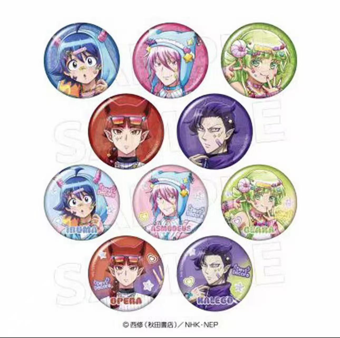 日谷正版 入间同学入魔了 恶魔甜心派对吧唧 徽章 盲袋