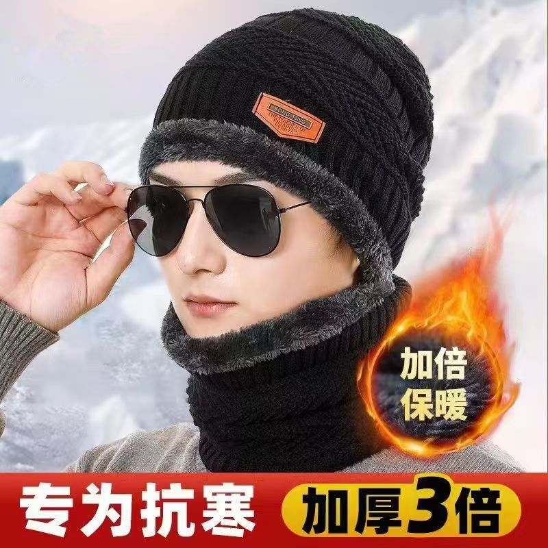 钓鱼过年帽子加绒