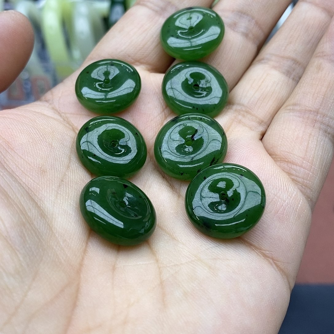 吊坠(不含链)未镶嵌和田玉卡16拍一发一