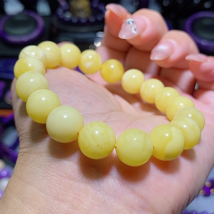 婷***婷未镶嵌蜜蜡手链蜜蜡手串