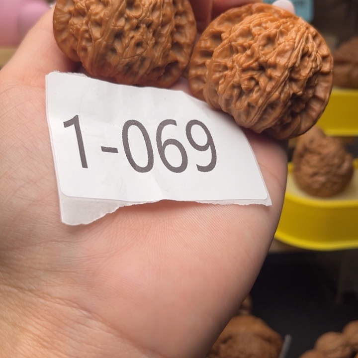 文玩核桃把件45白狮子1069