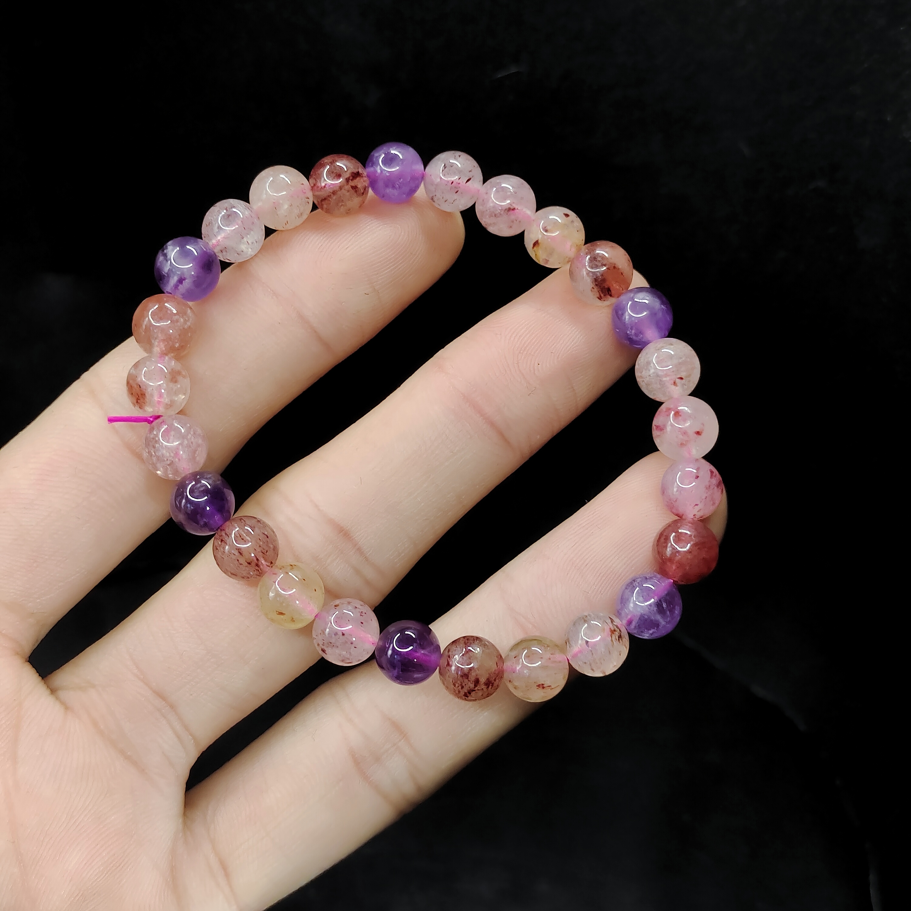 【康康严选】紫水晶单圈手串CP4【多样性发其一】约7mm