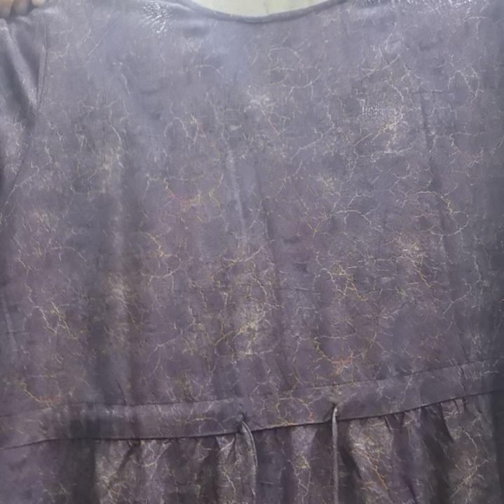 套头6X紫色连衣裙抽绳