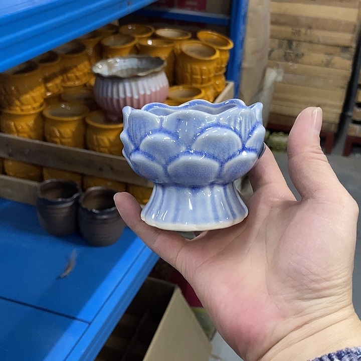 花盆单场满9.9发货8×7蓝紫